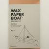 wax sail boat